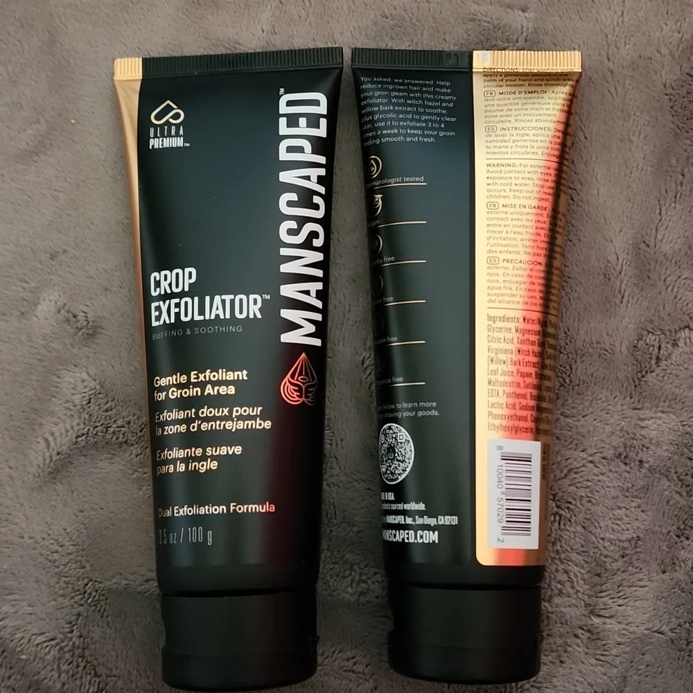 ⭐ 5 For $25 Manscaped crop exfoliator 2 bottles. - Picture 2 of 2